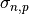 \sigma_{n,p}
