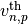 v^{\rm th}_{n,p}